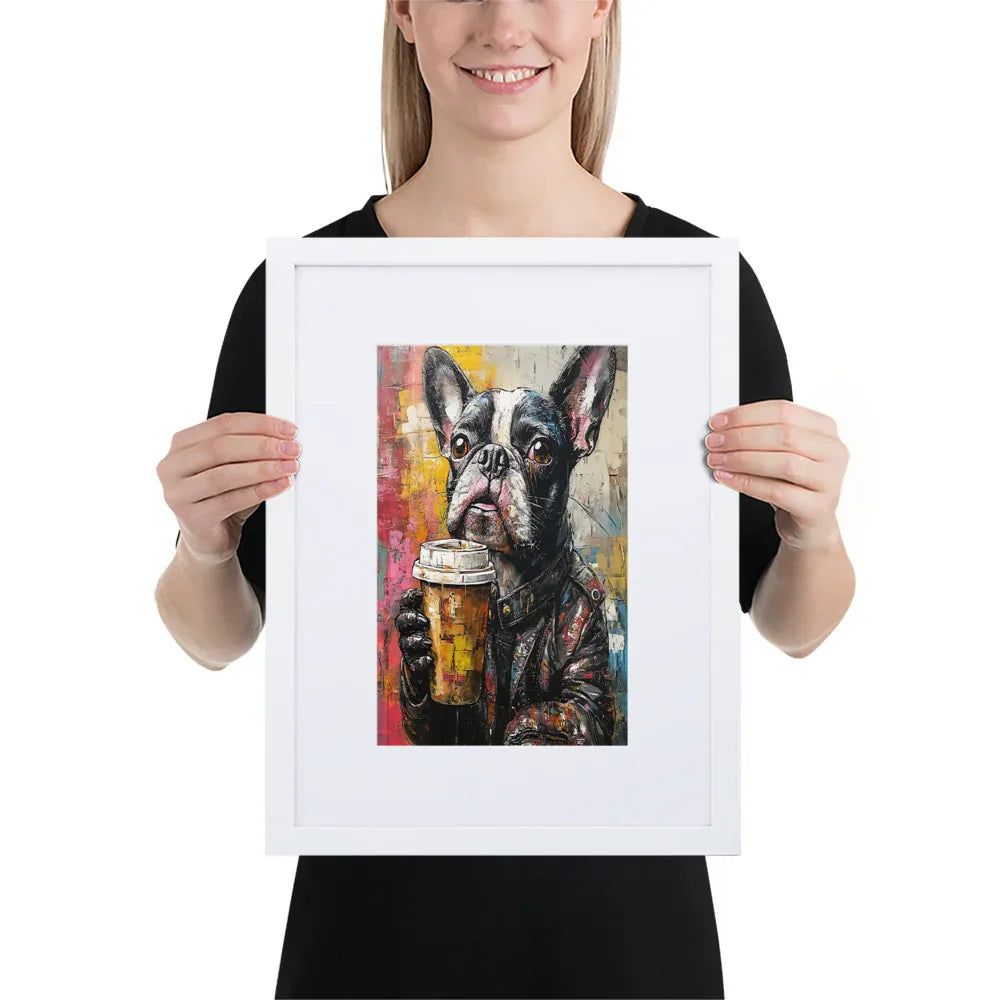 street-art-canine-v8-gerahmtes-poster-gerahmtes-poster-jlr-design-6 - JLR Design