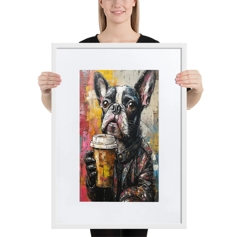 street-art-canine-v8-gerahmtes-poster-gerahmtes-poster-jlr-design-7 - JLR Design