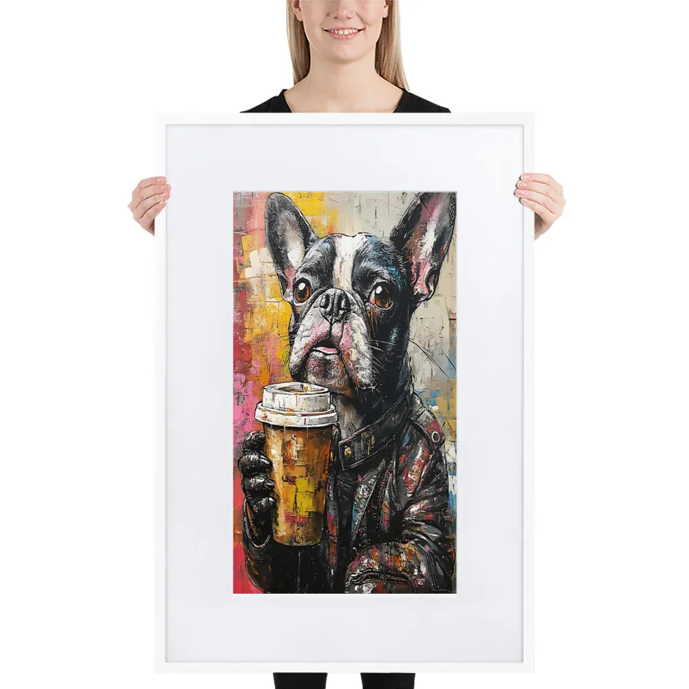 street-art-canine-v8-gerahmtes-poster-gerahmtes-poster-jlr-design-8 - JLR Design