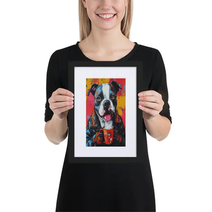street-art-canine-v9-gerahmtes-poster-gerahmtes-poster-jlr-design-2 - JLR Design