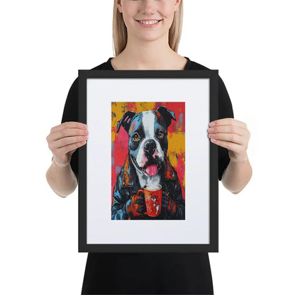 street-art-canine-v9-gerahmtes-poster-gerahmtes-poster-jlr-design-3 - JLR Design