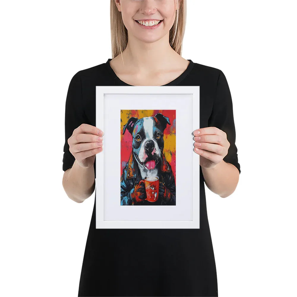 street-art-canine-v9-gerahmtes-poster-gerahmtes-poster-jlr-design-5 - JLR Design