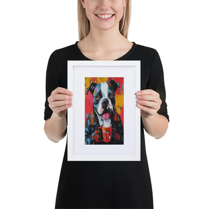 street-art-canine-v9-gerahmtes-poster-gerahmtes-poster-jlr-design-5 - JLR Design