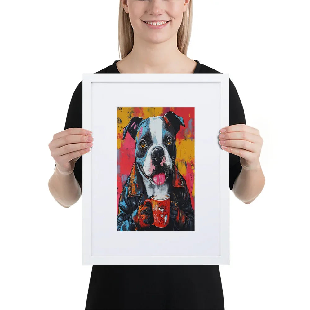 street-art-canine-v9-gerahmtes-poster-gerahmtes-poster-jlr-design-6 - JLR Design