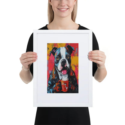 street-art-canine-v9-gerahmtes-poster-gerahmtes-poster-jlr-design-6 - JLR Design