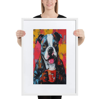 street-art-canine-v9-gerahmtes-poster-gerahmtes-poster-jlr-design-7 - JLR Design