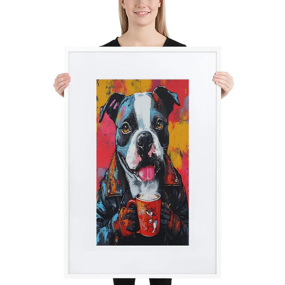 street-art-canine-v9-gerahmtes-poster-gerahmtes-poster-jlr-design-8 - JLR Design