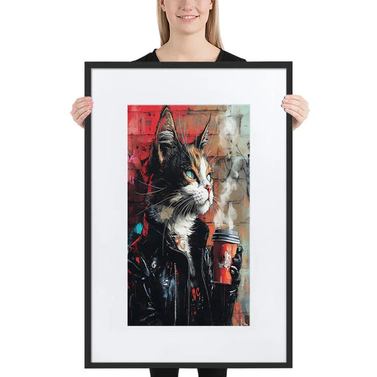 street-art-feline-v1-gerahmtes-poster-gerahmtes-poster-jlr-design-1 - JLR Design