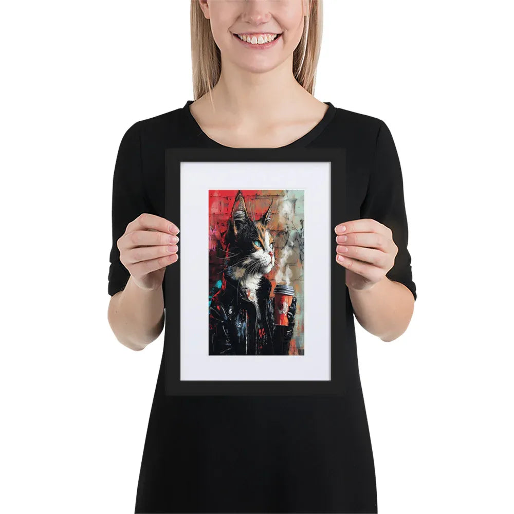 street-art-feline-v1-gerahmtes-poster-gerahmtes-poster-jlr-design-2 - JLR Design