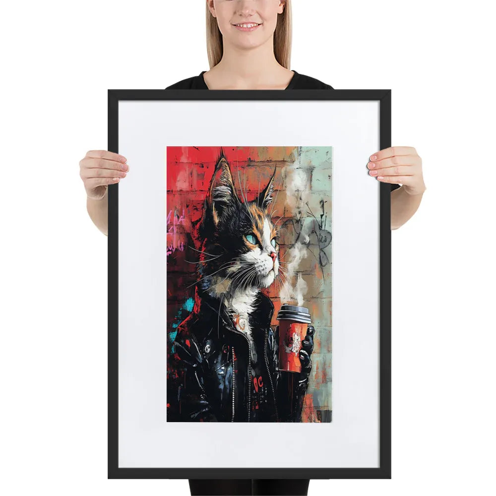 street-art-feline-v1-gerahmtes-poster-gerahmtes-poster-jlr-design-4 - JLR Design