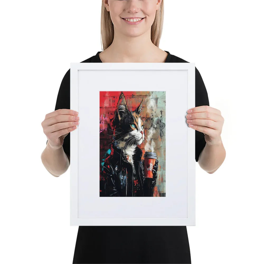 street-art-feline-v1-gerahmtes-poster-gerahmtes-poster-jlr-design-6 - JLR Design