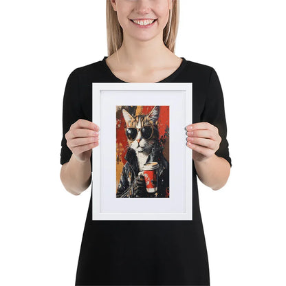 street-art-feline-v10-gerahmtes-poster-gerahmtes-poster-jlr-design-5 - JLR Design
