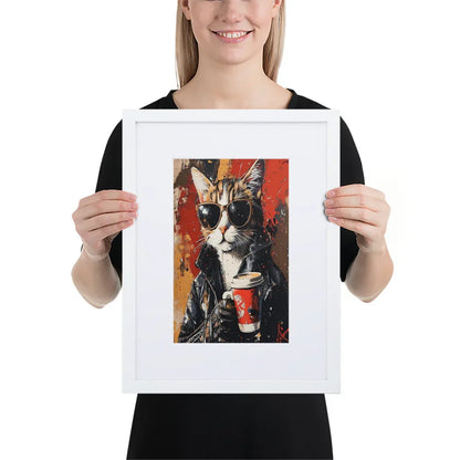 street-art-feline-v10-gerahmtes-poster-gerahmtes-poster-jlr-design-6 - JLR Design