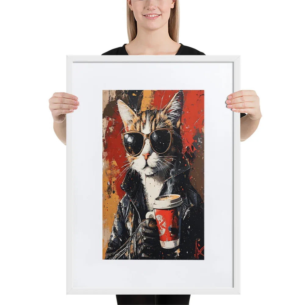 street-art-feline-v10-gerahmtes-poster-gerahmtes-poster-jlr-design-7 - JLR Design