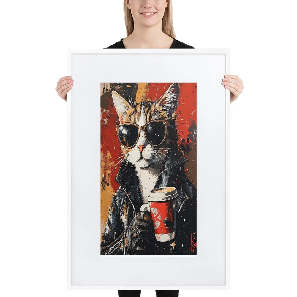 street-art-feline-v10-gerahmtes-poster-gerahmtes-poster-jlr-design-8 - JLR Design