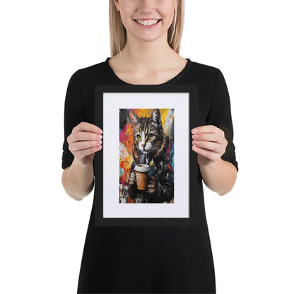 street-art-feline-v11-gerahmtes-poster-gerahmtes-poster-jlr-design-2 - JLR Design