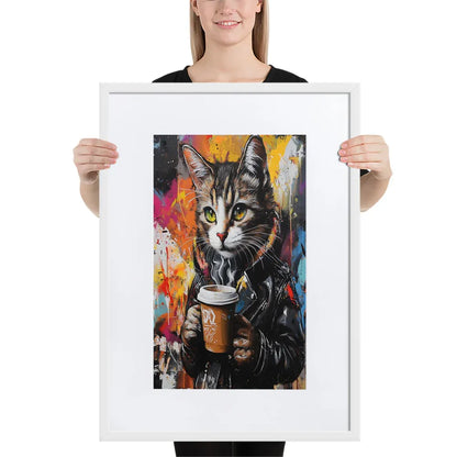 street-art-feline-v11-gerahmtes-poster-gerahmtes-poster-jlr-design-7 - JLR Design