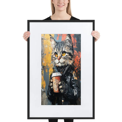street-art-feline-v12-gerahmtes-poster-gerahmtes-poster-jlr-design-4 - JLR Design