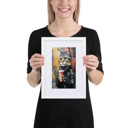 street-art-feline-v12-gerahmtes-poster-gerahmtes-poster-jlr-design-5 - JLR Design