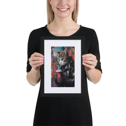 street-art-feline-v13-gerahmtes-poster-gerahmtes-poster-jlr-design-2 - JLR Design