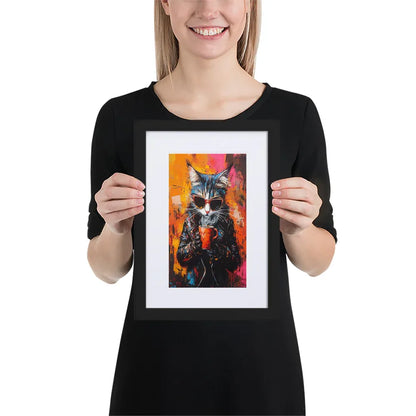 street-art-feline-v15-gerahmtes-poster-gerahmtes-poster-jlr-design-2 - JLR Design