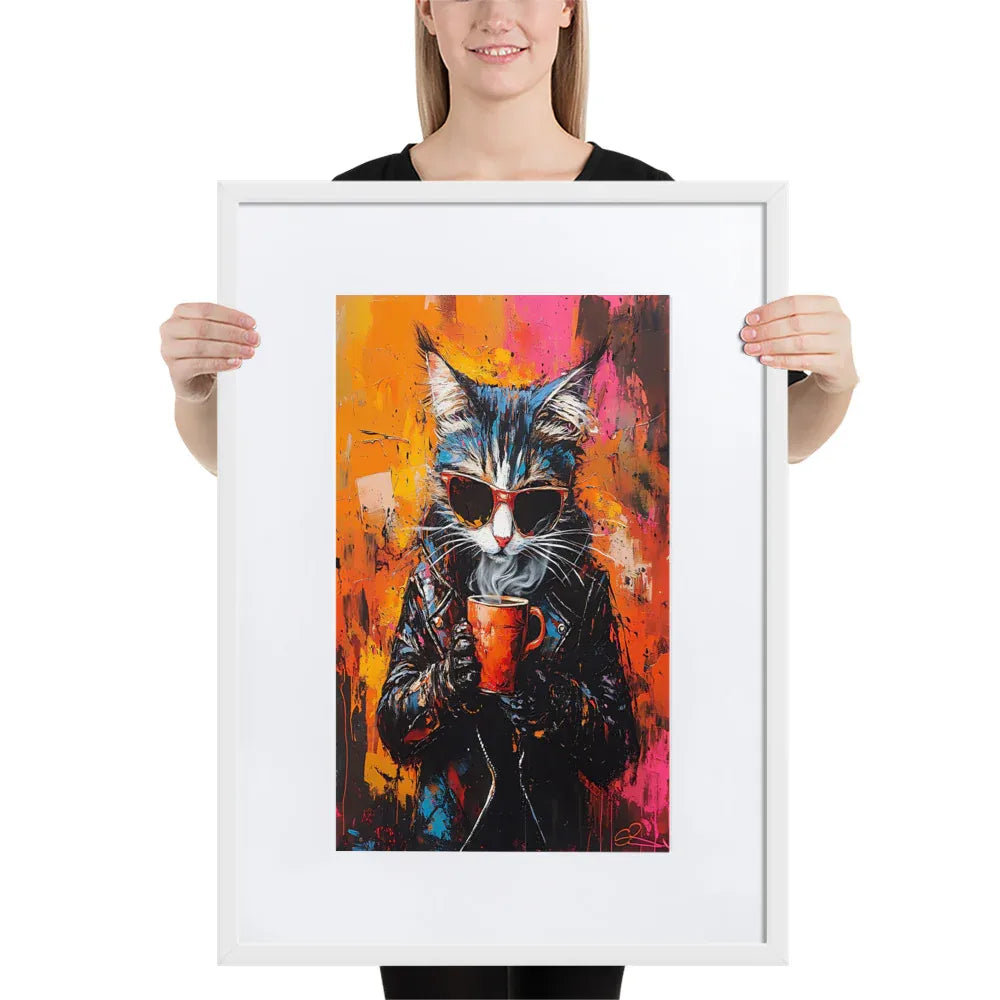 street-art-feline-v15-gerahmtes-poster-gerahmtes-poster-jlr-design-7 - JLR Design