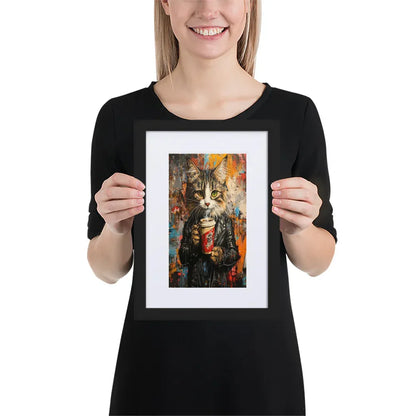 street-art-feline-v16-gerahmtes-poster-gerahmtes-poster-jlr-design-2 - JLR Design