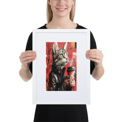 street-art-feline-v17-gerahmtes-poster-gerahmtes-poster-jlr-design-6 - JLR Design