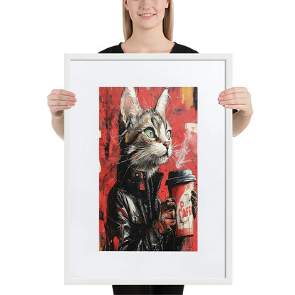 street-art-feline-v17-gerahmtes-poster-gerahmtes-poster-jlr-design-7 - JLR Design