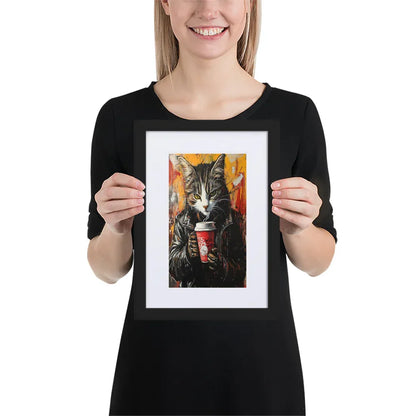 street-art-feline-v18-gerahmtes-poster-gerahmtes-poster-jlr-design-2 - JLR Design