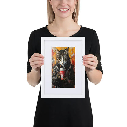 street-art-feline-v18-gerahmtes-poster-gerahmtes-poster-jlr-design-5 - JLR Design