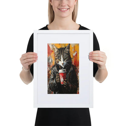 street-art-feline-v18-gerahmtes-poster-gerahmtes-poster-jlr-design-6 - JLR Design