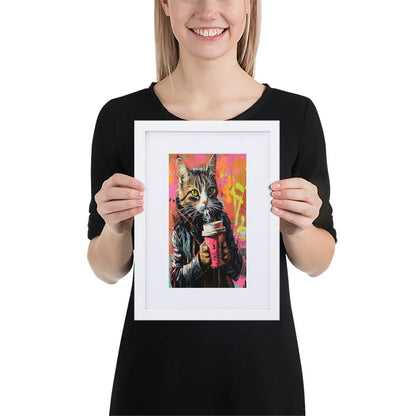 street-art-feline-v2-gerahmtes-poster-gerahmtes-poster-jlr-design-5 - JLR Design