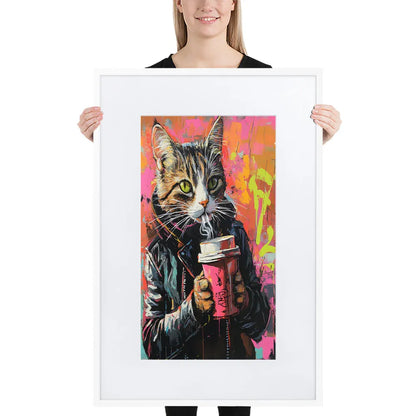 street-art-feline-v2-gerahmtes-poster-gerahmtes-poster-jlr-design-8 - JLR Design