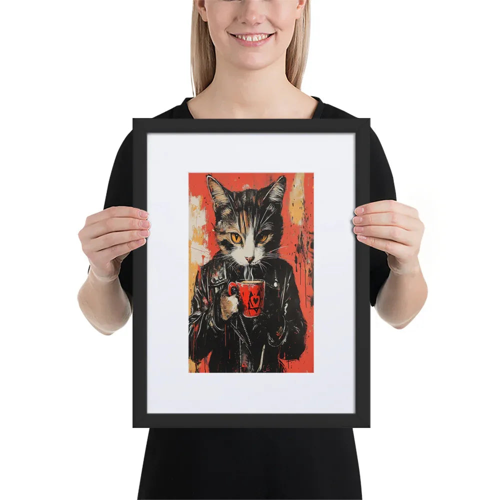 street-art-feline-v3-gerahmtes-poster-gerahmtes-poster-jlr-design-3 - JLR Design