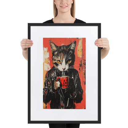 street-art-feline-v3-gerahmtes-poster-gerahmtes-poster-jlr-design-4 - JLR Design