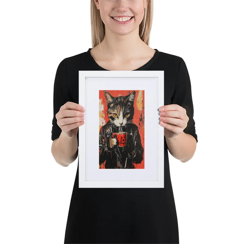 street-art-feline-v3-gerahmtes-poster-gerahmtes-poster-jlr-design-5 - JLR Design
