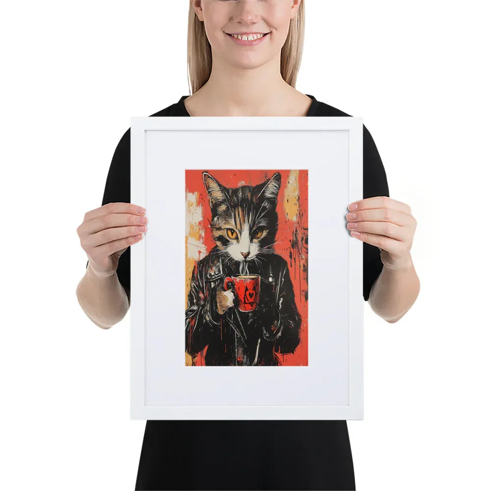 street-art-feline-v3-gerahmtes-poster-gerahmtes-poster-jlr-design-6 - JLR Design