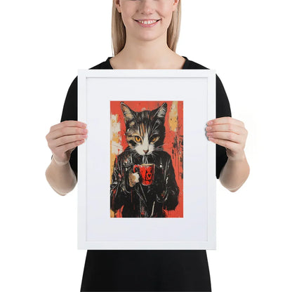 street-art-feline-v3-gerahmtes-poster-gerahmtes-poster-jlr-design-6 - JLR Design