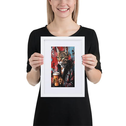 street-art-feline-v4-gerahmtes-poster-gerahmtes-poster-jlr-design-5 - JLR Design