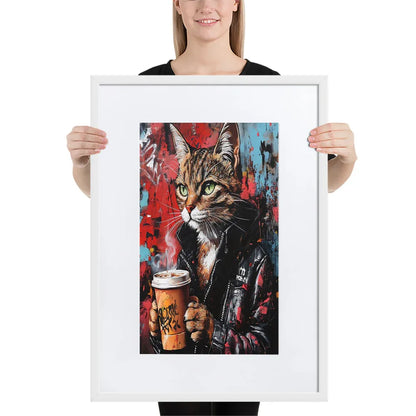 street-art-feline-v4-gerahmtes-poster-gerahmtes-poster-jlr-design-7 - JLR Design