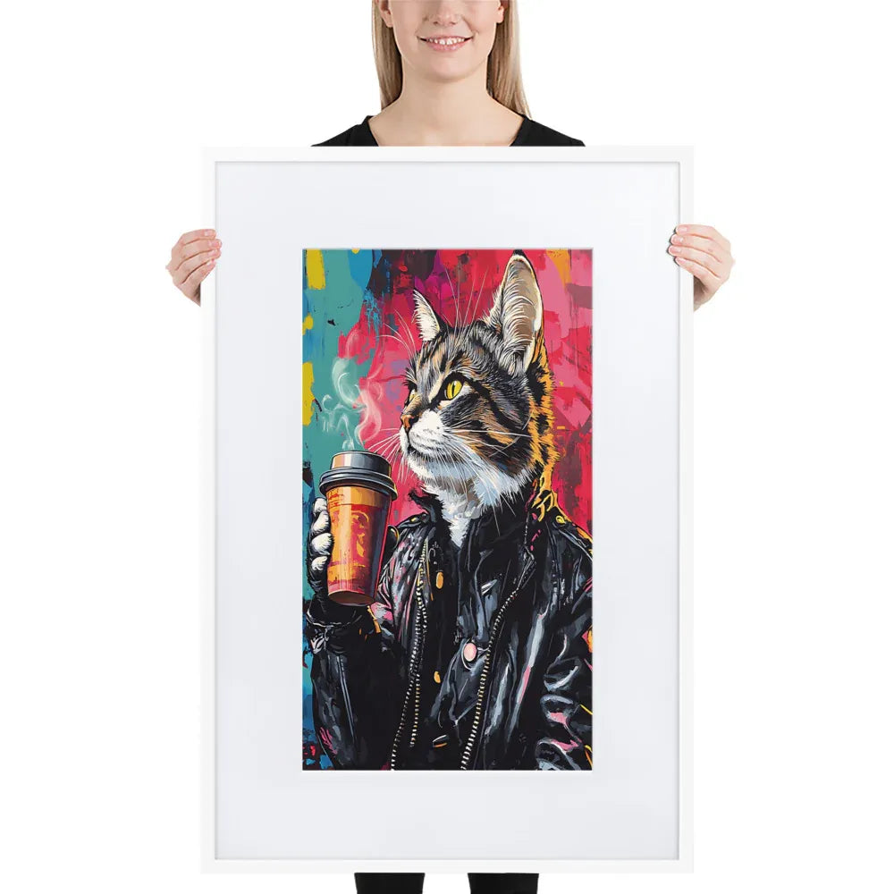 street-art-feline-v5-gerahmtes-poster-gerahmtes-poster-jlr-design-8 - JLR Design