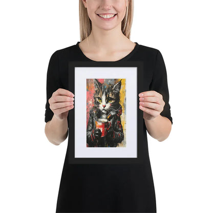 street-art-feline-v6-gerahmtes-poster-gerahmtes-poster-jlr-design-2 - JLR Design