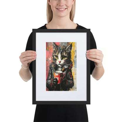 street-art-feline-v6-gerahmtes-poster-gerahmtes-poster-jlr-design-3 - JLR Design