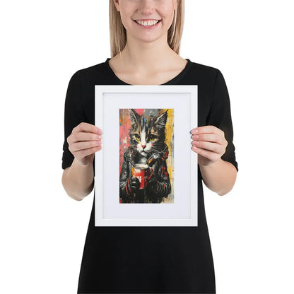 street-art-feline-v6-gerahmtes-poster-gerahmtes-poster-jlr-design-5 - JLR Design