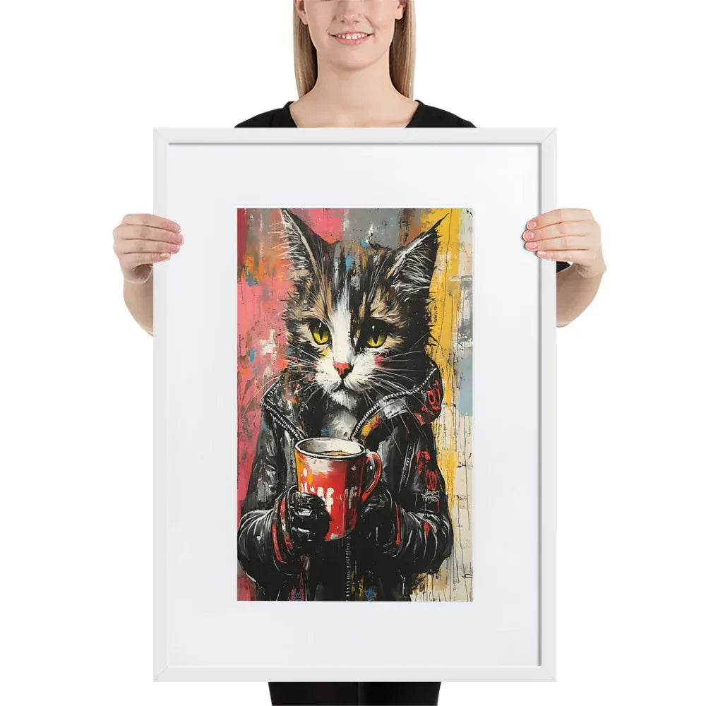 street-art-feline-v6-gerahmtes-poster-gerahmtes-poster-jlr-design-7 - JLR Design