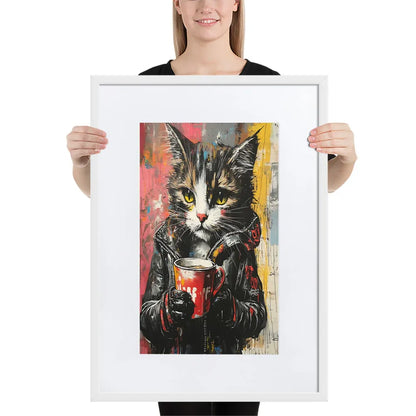 street-art-feline-v6-gerahmtes-poster-gerahmtes-poster-jlr-design-7 - JLR Design
