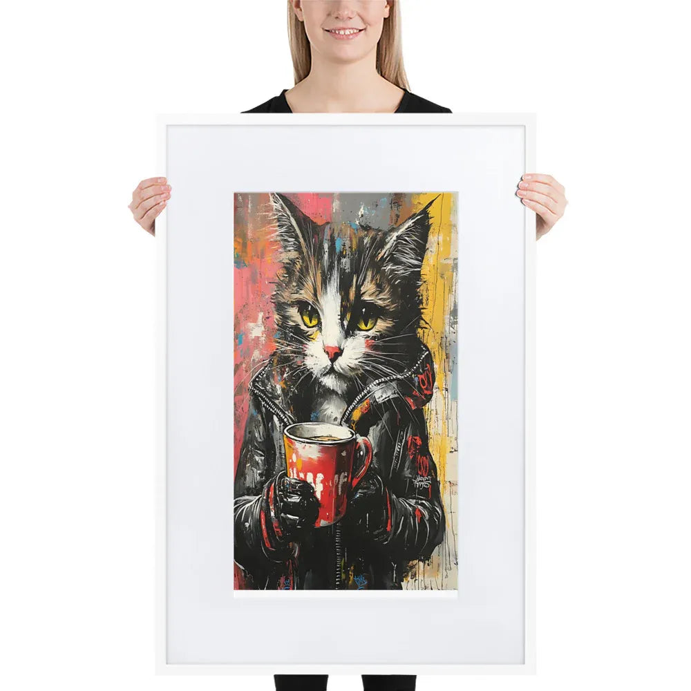 street-art-feline-v6-gerahmtes-poster-gerahmtes-poster-jlr-design-8 - JLR Design