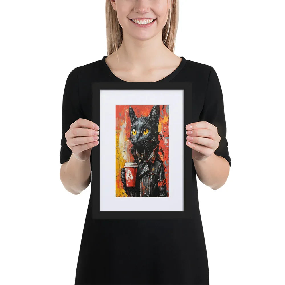 street-art-feline-v7-gerahmtes-poster-gerahmtes-poster-jlr-design-2 - JLR Design
