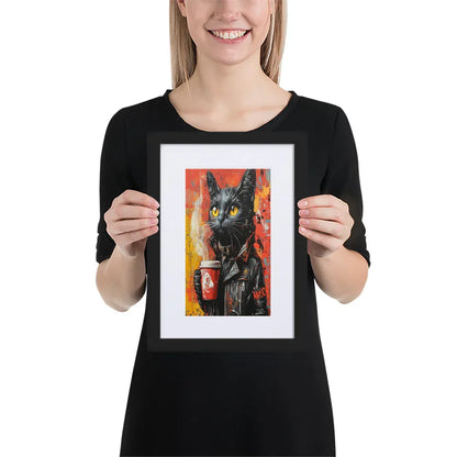 street-art-feline-v7-gerahmtes-poster-gerahmtes-poster-jlr-design-2 - JLR Design